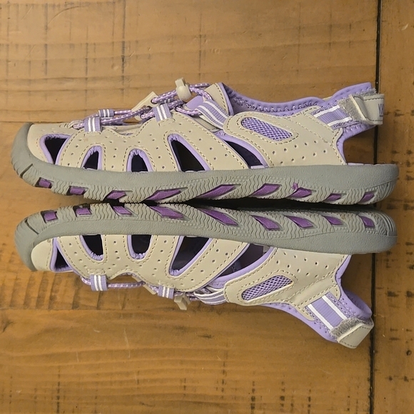 Khombu Youth 3 Sandals Graym and Lavender - Picture 6 of 7